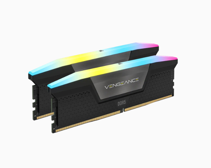  Dual Channel: 64GB (2x32GB) DDR5 6400MT/s C32 Vengeance RGB - Optimised for Intel Desktop Memory  